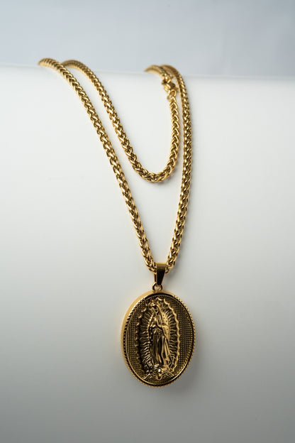 CADENA VIRGEN DE GUADALUPE CABALLERO