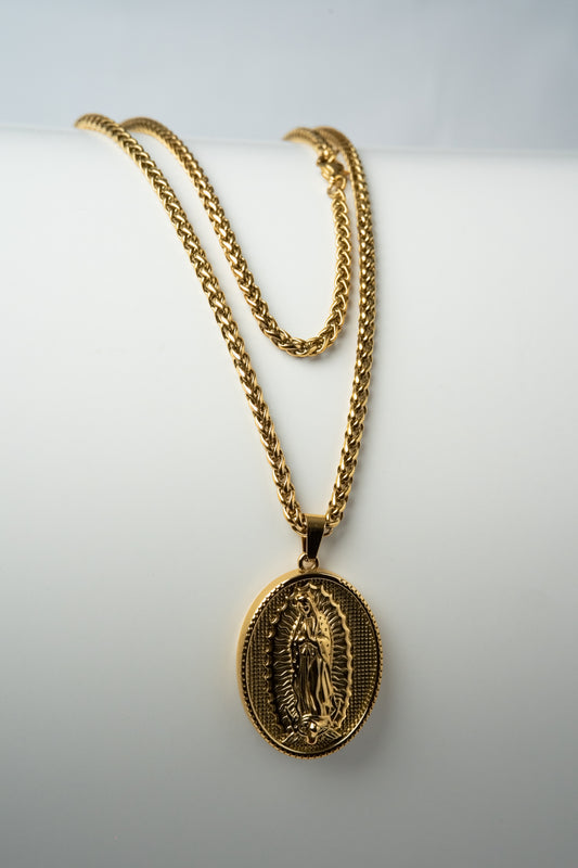 CADENA VIRGEN DE GUADALUPE CABALLERO