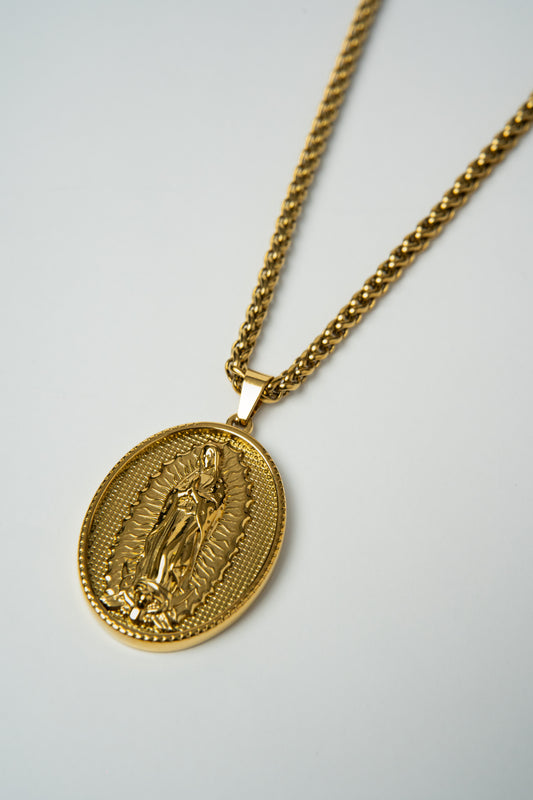 CADENA VIRGEN DE GUADALUPE CABALLERO