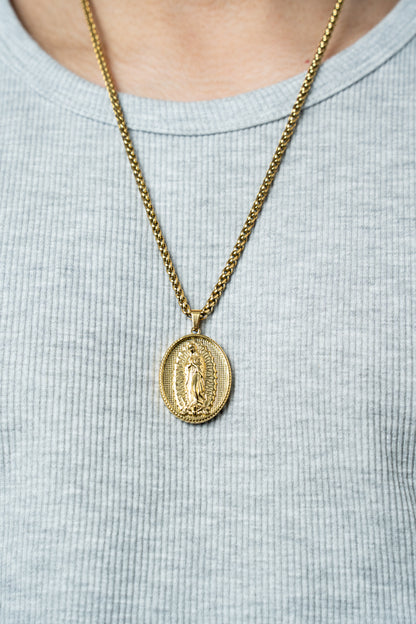 CADENA VIRGEN DE GUADALUPE CABALLERO