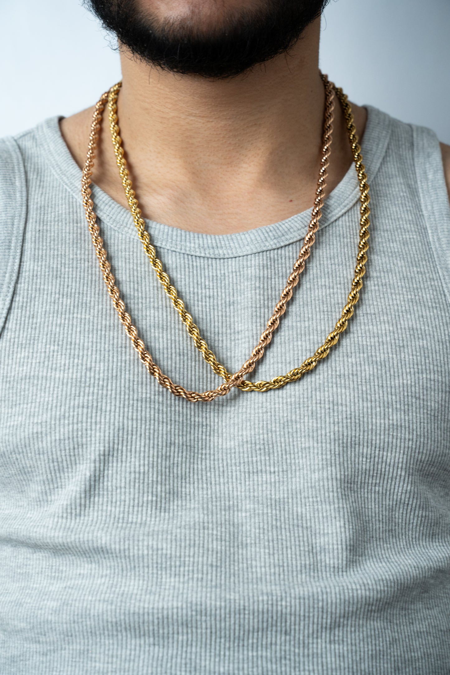 CADENA LAZO ROSA CABALLERO