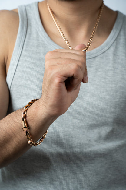 PULSERA LAZO ROSA CABALLERO